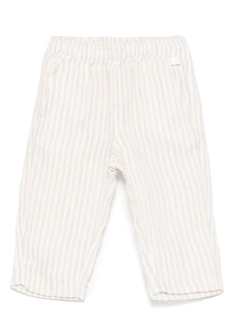 Pantalone In Lino A Righe IL GUFO | P25PL404L1018140